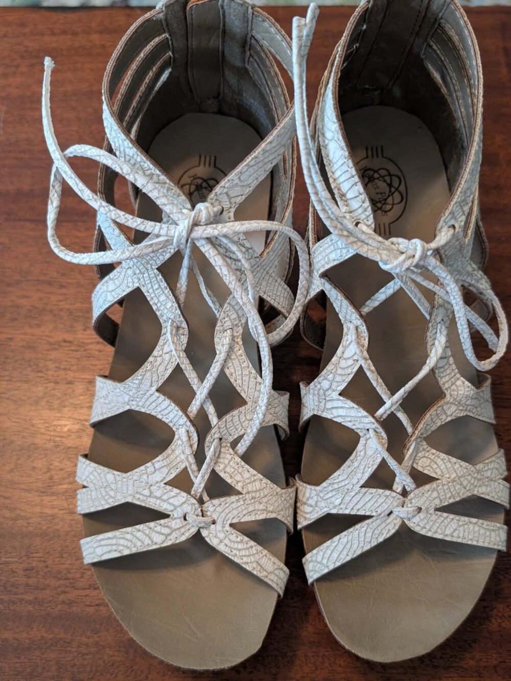 Hokus Pokus Wedge Sandals - New In Box - Size 8.5
